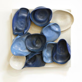 Jenny Hata Blumenfield, <i>Blue (untitled)</i>, 2018, porcelain