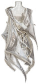 Anne Damgaard, <i>Wedding</i>, 2012, hempgauze, polyester, nylon tulle, 24x28x50"