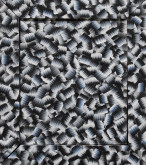 Arthur Peña, Attempt 136, 2015, oil, drywall, pine