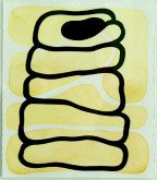 Lauren Muggeo, Stack 3, 2015, watercolor, gouache