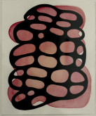 Lauren Muggeo, Brain, 2015, watercolor, gouache