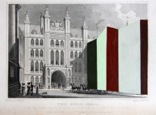 Jaime Tarazona, <i>The Guild Hall</i>, 2010, acrylic on etching