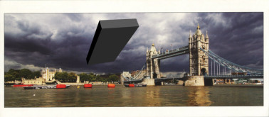 Jaime Tarazona, <i>Monolith Storyboard 1 (5 works)</i>, 2014, collage