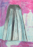 Alessandra Michelangelo, <i>Untitled</i>, 2006, oil pastel on card stock 