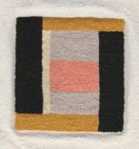 Kelly Kroener, <i>||=_||</i>, 2017, cotton floss on muslin