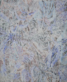 Travis Lycar, <i>Untitled</i>, 2017, oil and pigment on linen