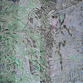 Travis Lycar, <i>Untitled</i>, 2018, oil and pigment on canvas