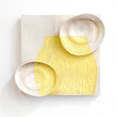 Jenny Hata Blumenfield, <i>Yellow (untitled)</i>, 2018, porcelain