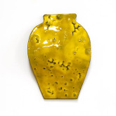 Jenny Hata Blumenfield, <i>Vessel Yellow</i>, 2018, porcelain